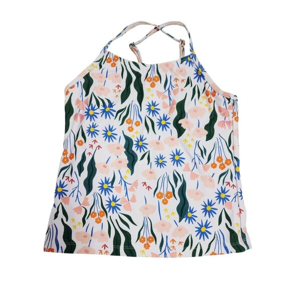 Girls Floral Tankini Swimsuit Set Size 9/10 bikini - Picture 3 of 6